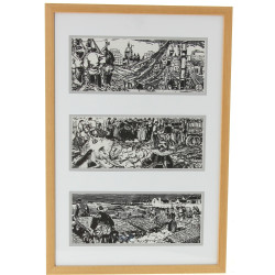 Mathurin MEHEUT (1882-1958) - 3 scènes d