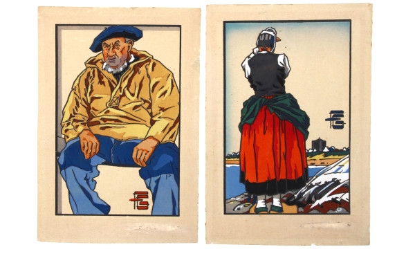 Georges GEO-FOURRIER (1898-1966) "Bigoud