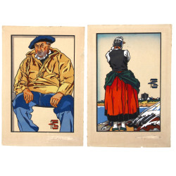 Georges GEO-FOURRIER (1898-1966) "Bigoud