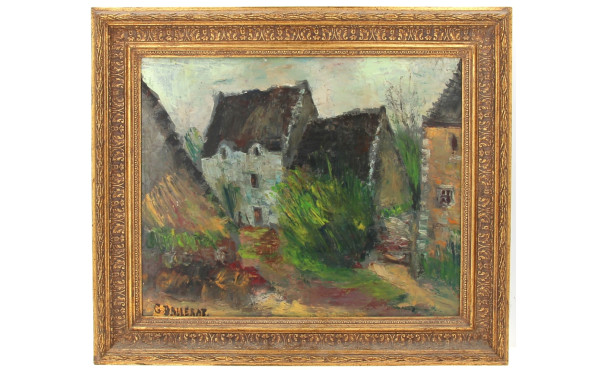 Georges BALLERAT (1902-2000) "Maison à l