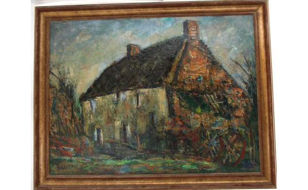 Georges BALLERAT (1902-2000) "Maison de 