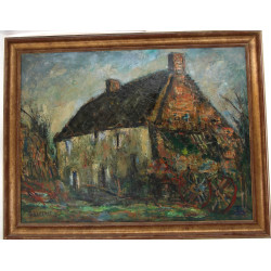 Georges BALLERAT (1902-2000) "Maison de 
