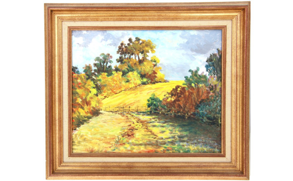 Robert LE RHUN (Xxème) "Vers le moulin n