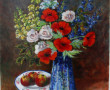Robert LE RHUN (Xxème) "Bouquet aux gran