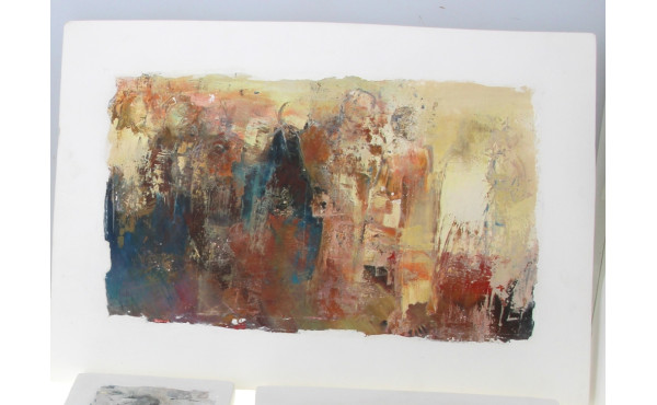 KAHN (Xxè-XXIè) - "Abstractions", 3 œuvr