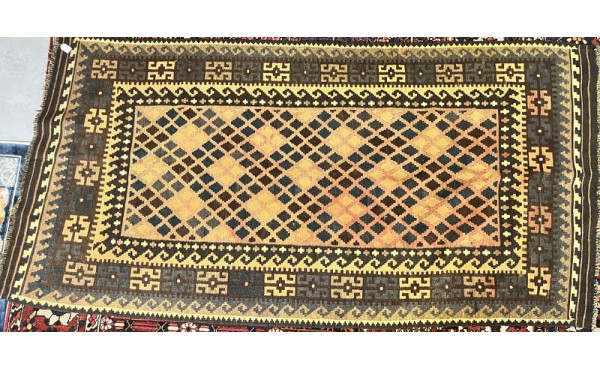 Tapis KILIM en laine, 102 x 194 cm