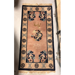 Tapis chinois en laine, 140 x 71 cm déco