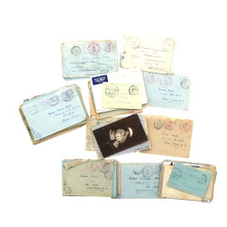 Lot d'enveloppes avec franchises militai