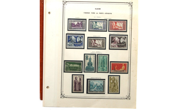 LAOS - Ensemble de TP neufs sur charnièr