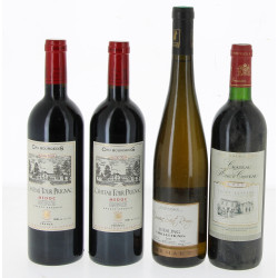 Lot de 4 bouteilles: 2 B MEDOC Ch Tour P