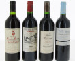 Lot de 4 bouteilles de Bordeaux: - POME