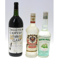 Lot de 3 bouteilles de succession: 1 B V