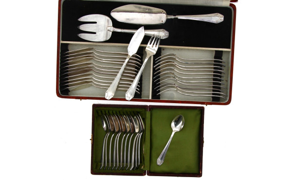 ORBRILLE Paris - Service à poisson en mé