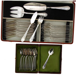 ORBRILLE Paris - Service à poisson en mé