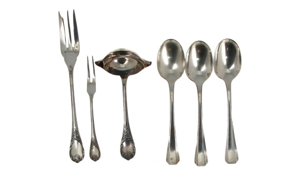 CHRISTOFLE - Décor "Marly" - Lot compren