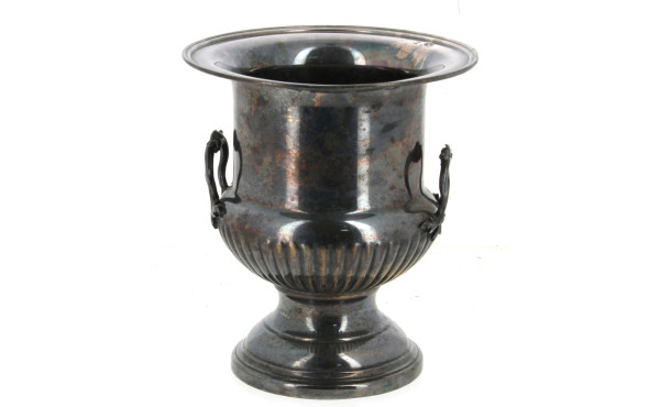 FLEURON - Seau à champagne en métal arge