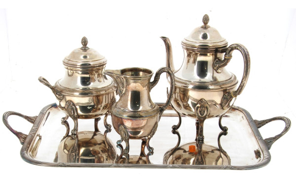 J.BRILLE (Orfèvre) - Service à café en m