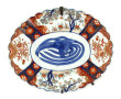 JAPON Décor Imari - Plat de forme ovale 