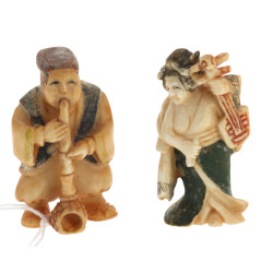 2 netsuké anciens polychromes figurant 2