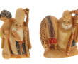 2 netsuké anciens polychromes figurant 2
