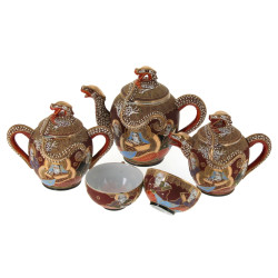 JAPON décor Satsuma - Réunion de 2 servi