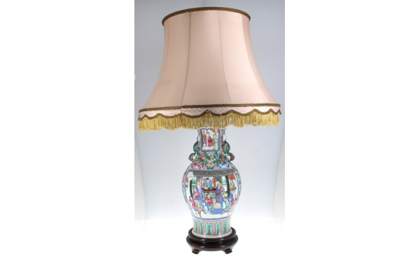 CHINE fin XIXème - Vase en porcelaine ch