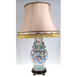 CHINE fin XIXème - Vase en porcelaine ch