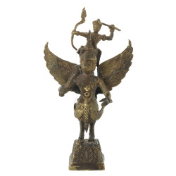 INDE - "Garuda et Vishnou", sujet en bro