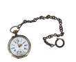 Montre de gousset en argent avec sa chaî