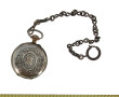 Montre de gousset en argent avec sa chaî