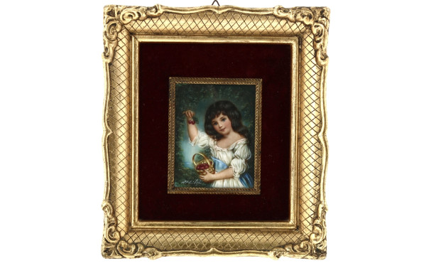 D'après Russell - "Fillette au panier de