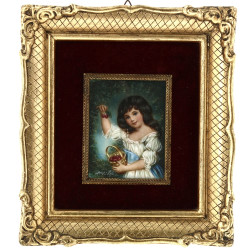 D'après Russell - "Fillette au panier de