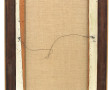 Cadre rectangulaire doré à décor de palm