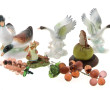 Lot de bibelots comprenant une figurine 