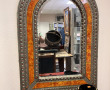 Miroir marocain en alliage d'argent, ins