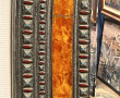 Miroir marocain en alliage d'argent, ins