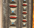 Miroir marocain en alliage d'argent, ins