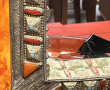 Miroir marocain en alliage d'argent, ins