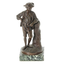 GERARD (XIXème) "Jeune garçon au", sujet