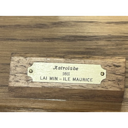 Maquette en bois de l'ASTROLABE.Sous vit