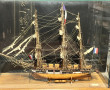 Maquette en bois de l'ASTROLABE.Sous vit