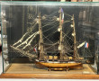 Maquette en bois de l'ASTROLABE.Sous vit