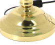 Lampe de bureau en laiton et réflecteur 