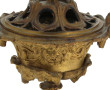 Cassolette brûle-parfum ancienne en bron