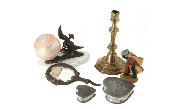 Face à main à décor d'un Pierrot : veill