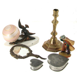 Face à main à décor d'un Pierrot : veill