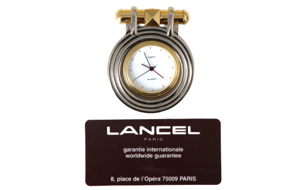 LANCEL - Pendulette réveil de voyage en 