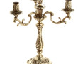 Candémabre à 3 bras de lumière en bronze
