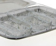 Service à hors-d'œuvre en verre moulé (4