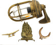 Thème MARINE - Lampe de coursive en bron